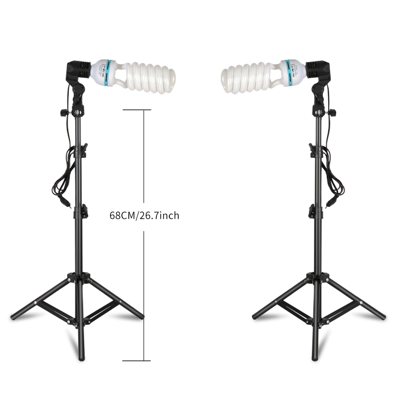Photography Lighting Kit Portable - Kit di luci continue per illuminazione