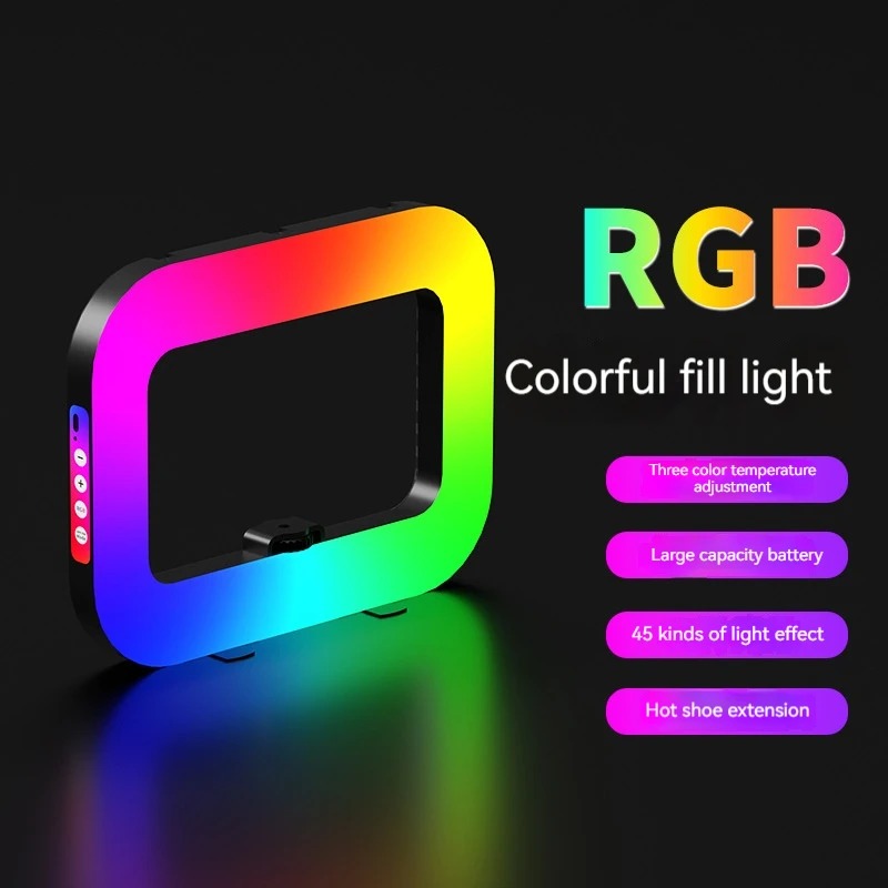 Luce ad anello RGB portatile p - Photography Lighting Handheld recensione e prezzo