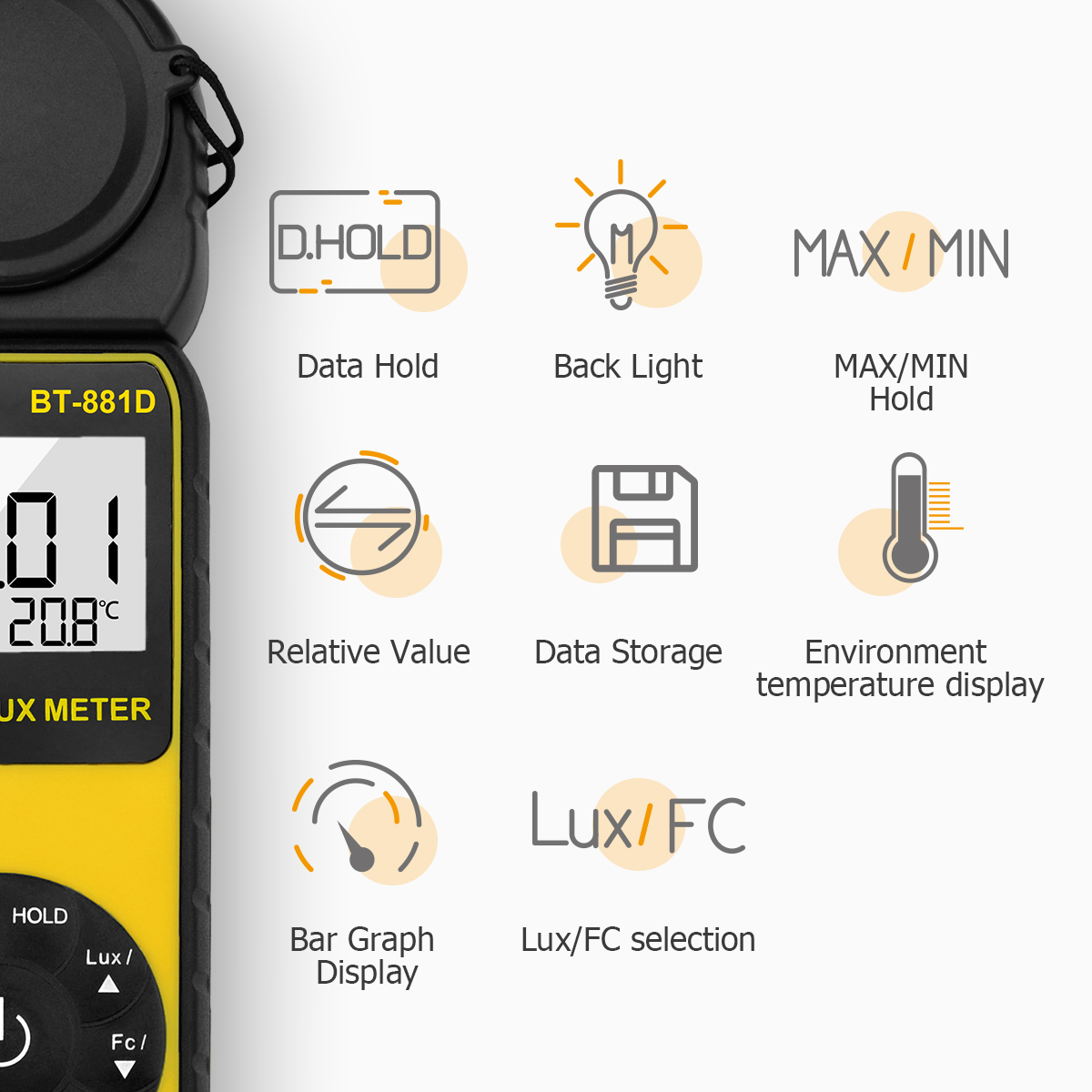 Luxmetro Digitale 400.000 Lux, - Photography Lighting Meter recensione e prezzo