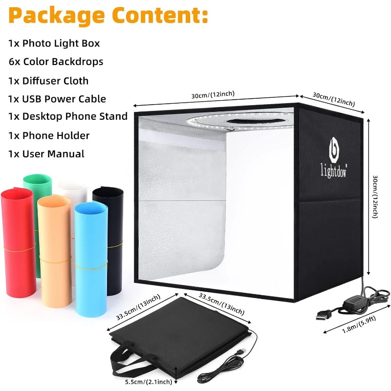 Kit Lightdow Photo Studio Ligh - Photography Lighting Kit Portable recensione e prezzo