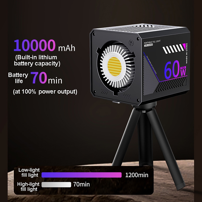 Luce Video RGB 60W Portatile L - Photography Lighting Meter recensione e prezzo