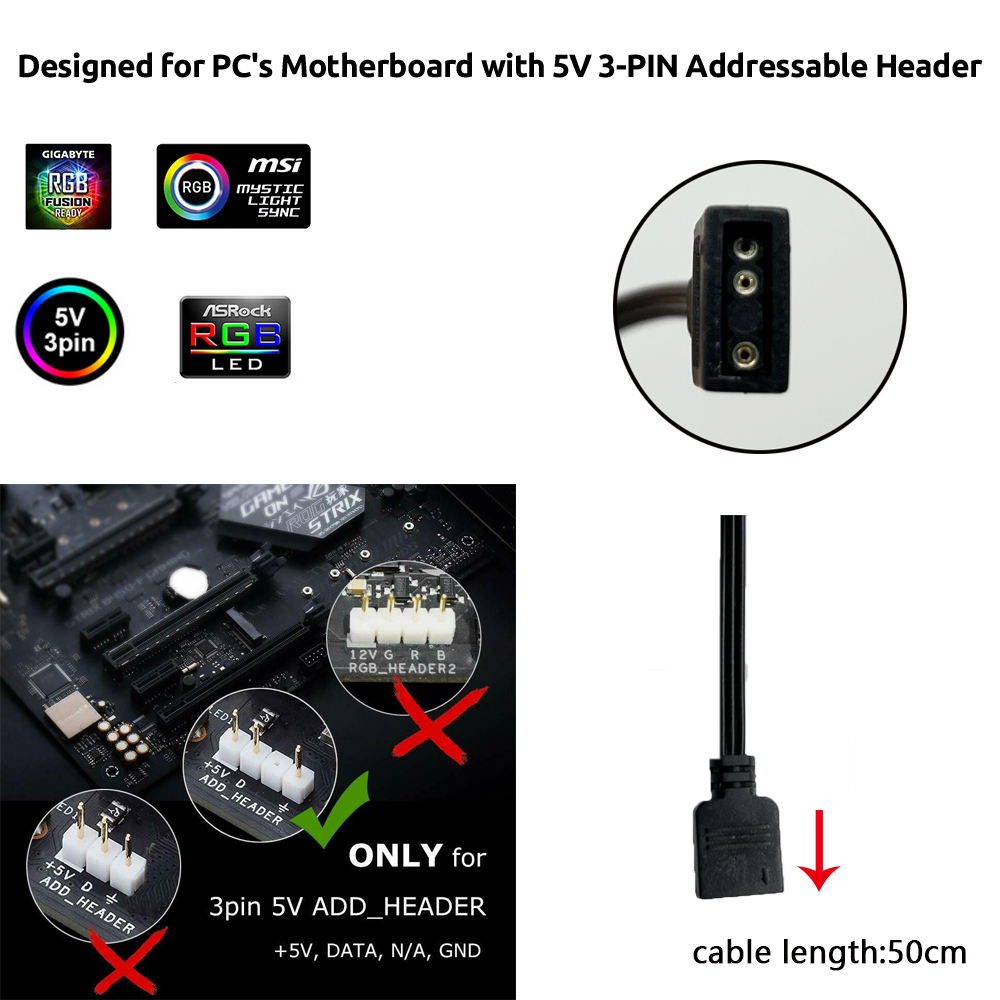 Striscia LED RGB 5V ARGB 3Pin  - Photography Lighting Game recensione e prezzo